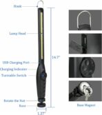 ⁦مصباح عمل LED مغناطيسي قابل للشحن من Camel Kit⁩ - الصورة ⁦3⁩